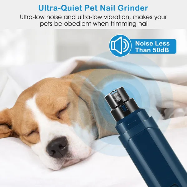 Rechargeable Dog Nail Grinder, 2-Speed Quiet