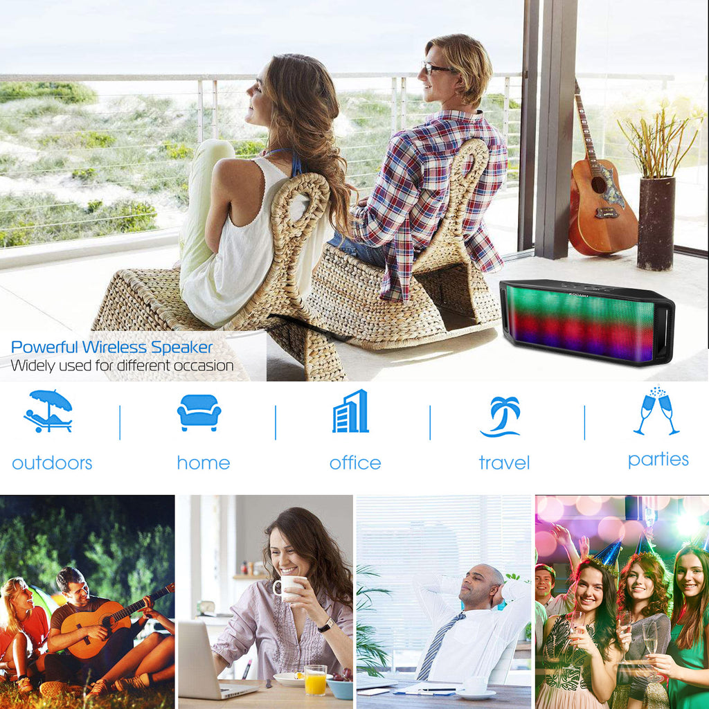 LED Multicolor Wireless Speaker, Hands-Free