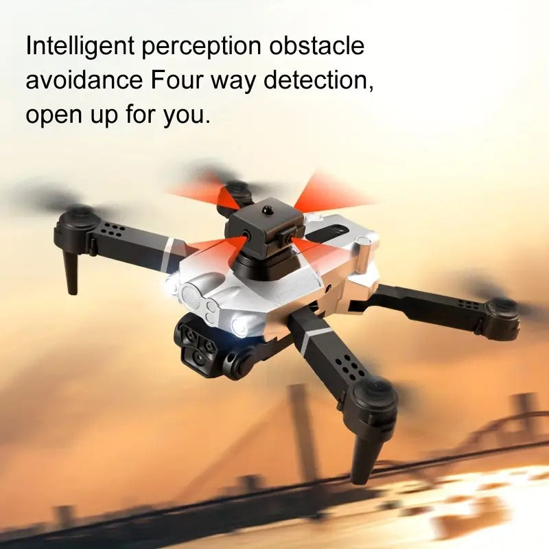 Obstacle-Avoidance Dual-Camera Drone, Foldable with Optical Flow
