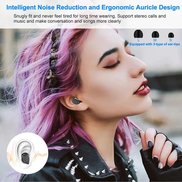 Touch-Control Noise-Cancelling Wireless Earbuds