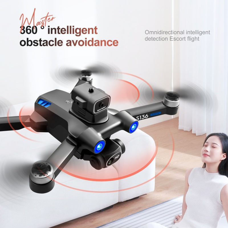 S136 GPS Drone, Dual Camera Return-to-Home