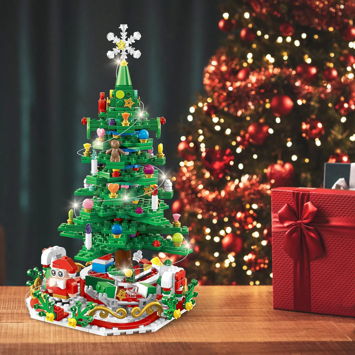 Christmas Tree Advent Calendar Building Set, 701 Pieces
