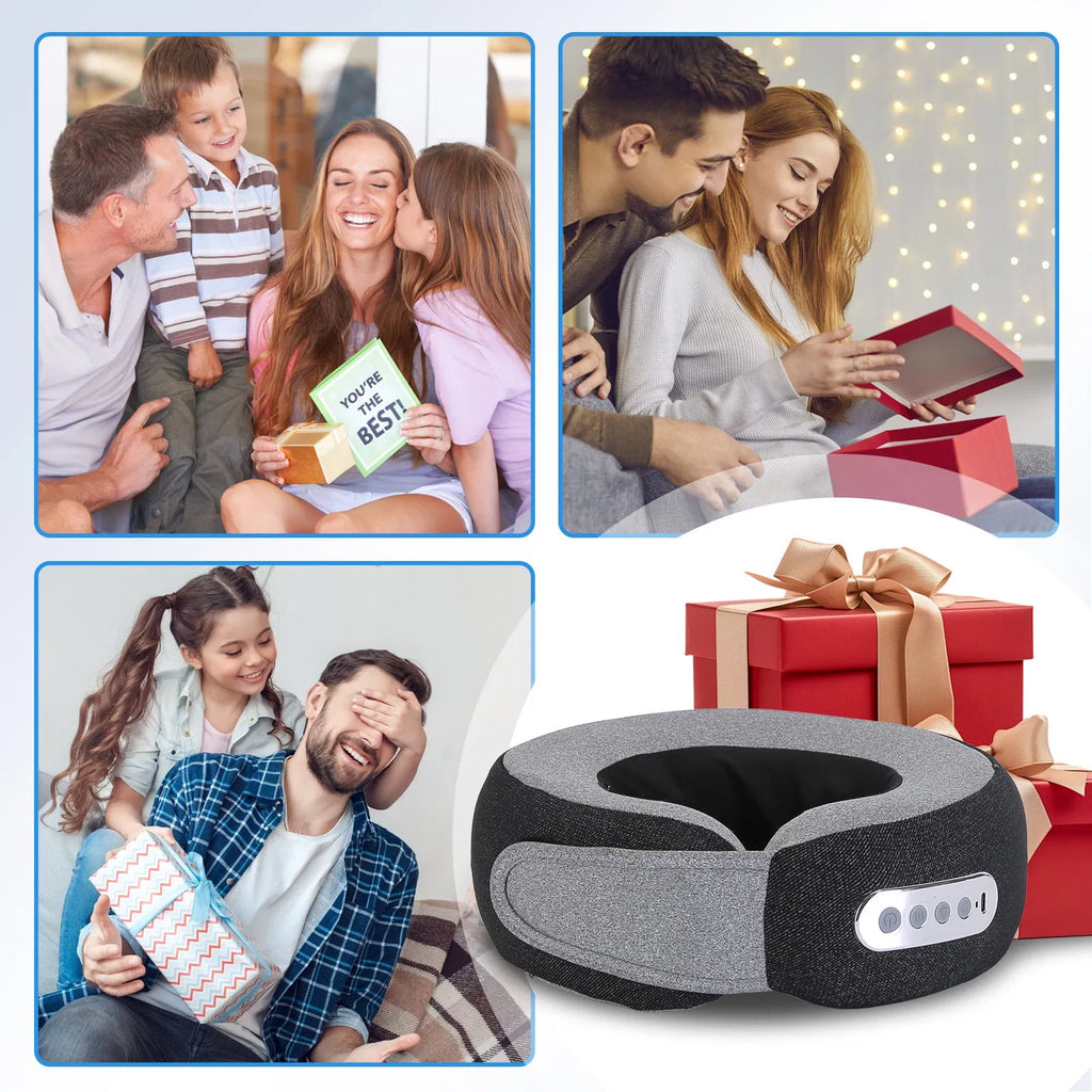 Shiatsu Neck Massage Pillow with Heat and 3 Speeds