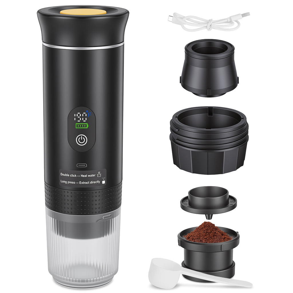 Portable Espresso Machine, 3-in-1 Cordless