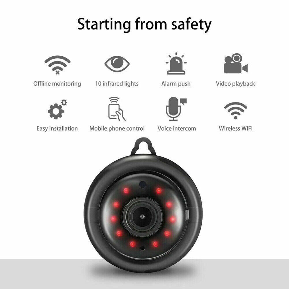 1080P Outdoor WiFi Camera, Weatherproof Night Vision
