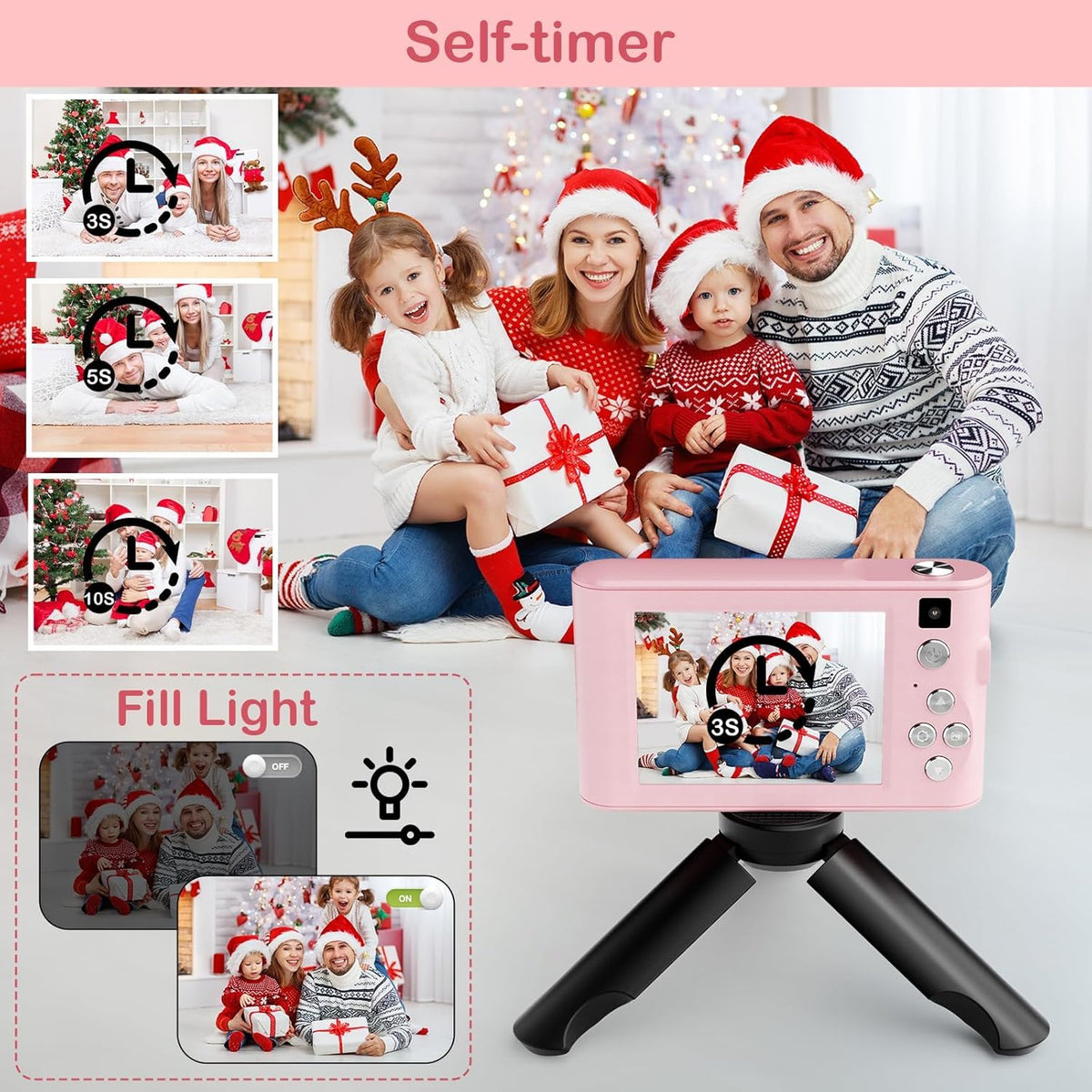 Kids Digital Camera with 32GB Card