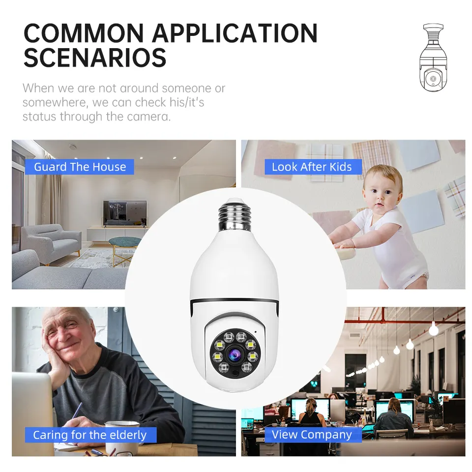 Smart Security PTZ Camera, 360 Degree Wireless