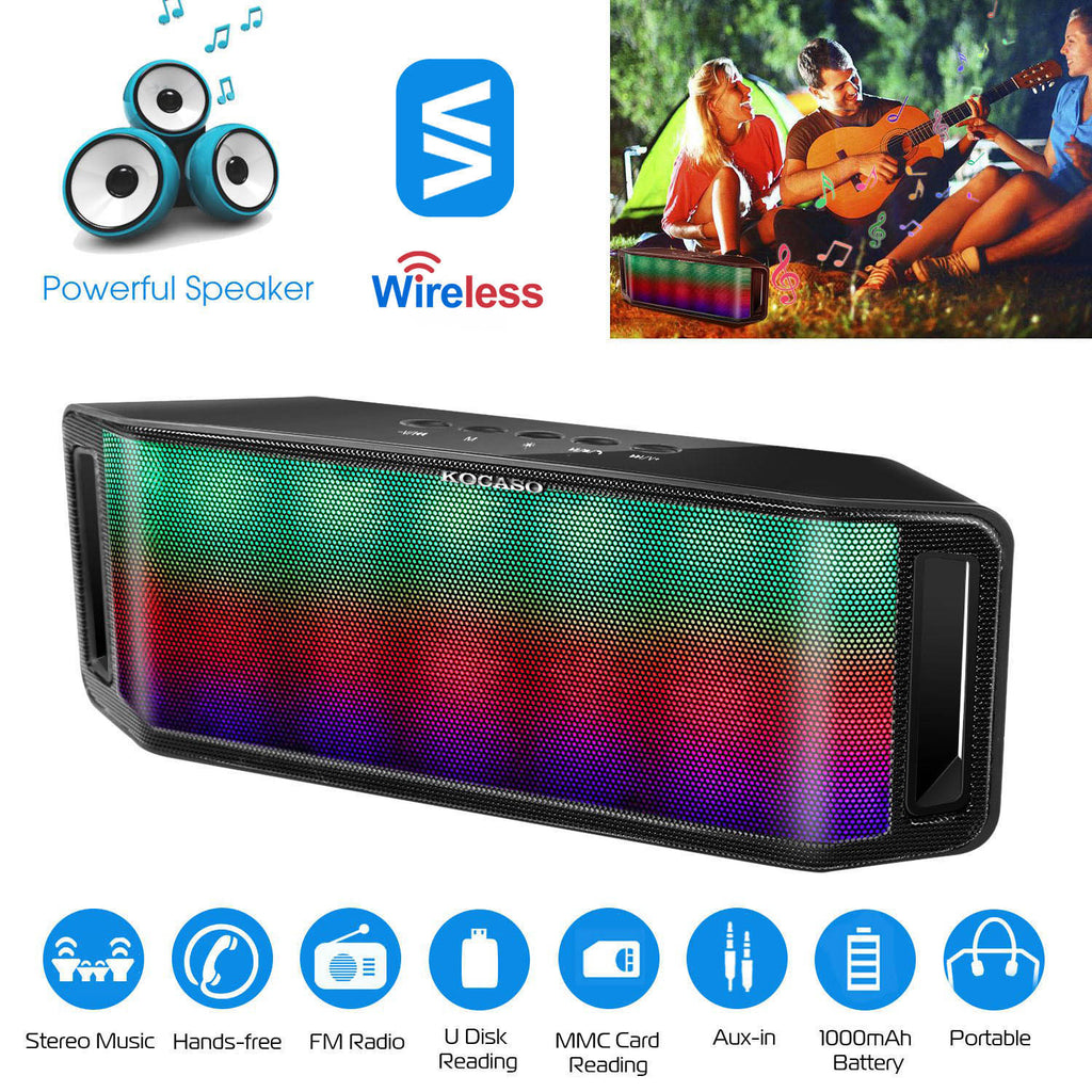 LED Multicolor Wireless Speaker, Hands-Free