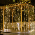 LED Curtain String Lights, 300 LED Remote