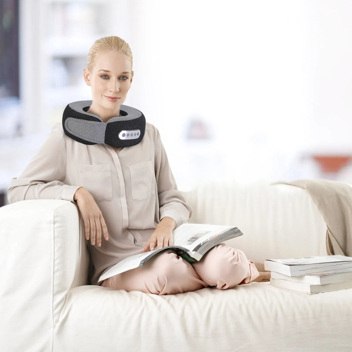 Shiatsu Neck Massage Pillow with Heat and 3 Speeds