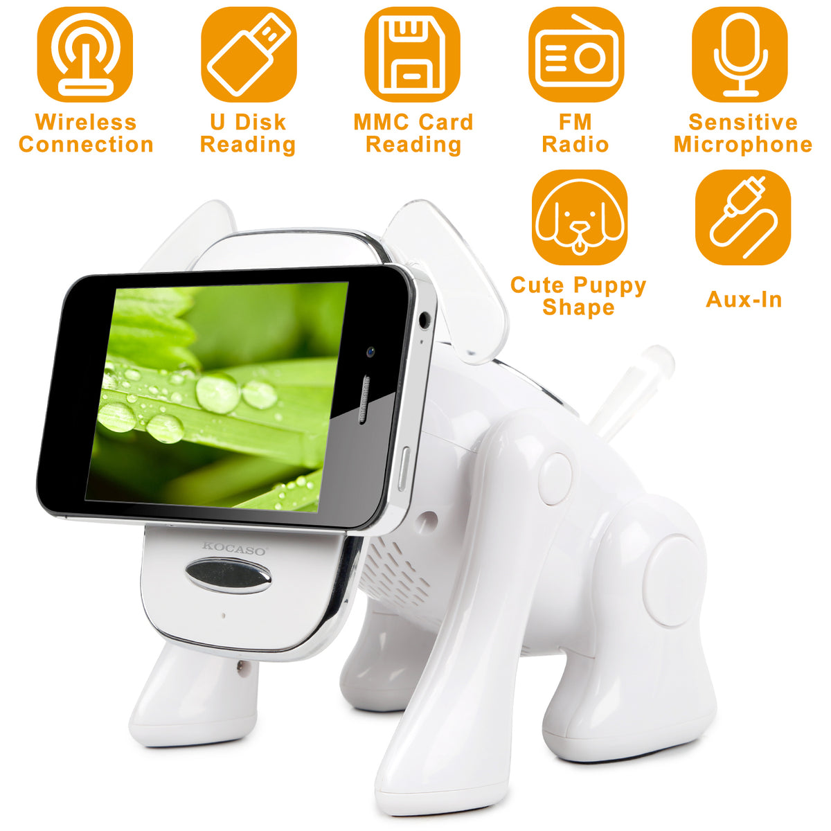 Puppy Dog Wireless Speaker, Mini Portable