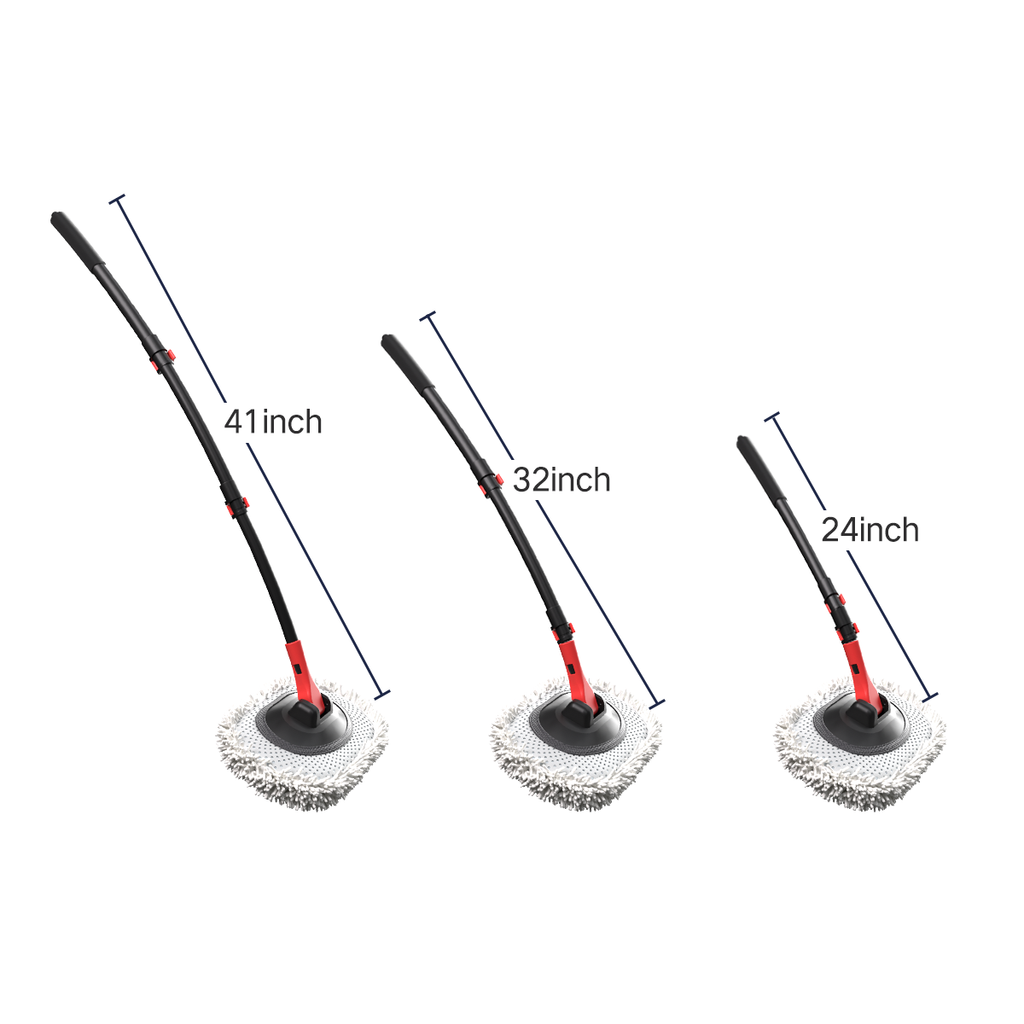 Hose-Fed Car Wash Mop, Extends to 41 Inches