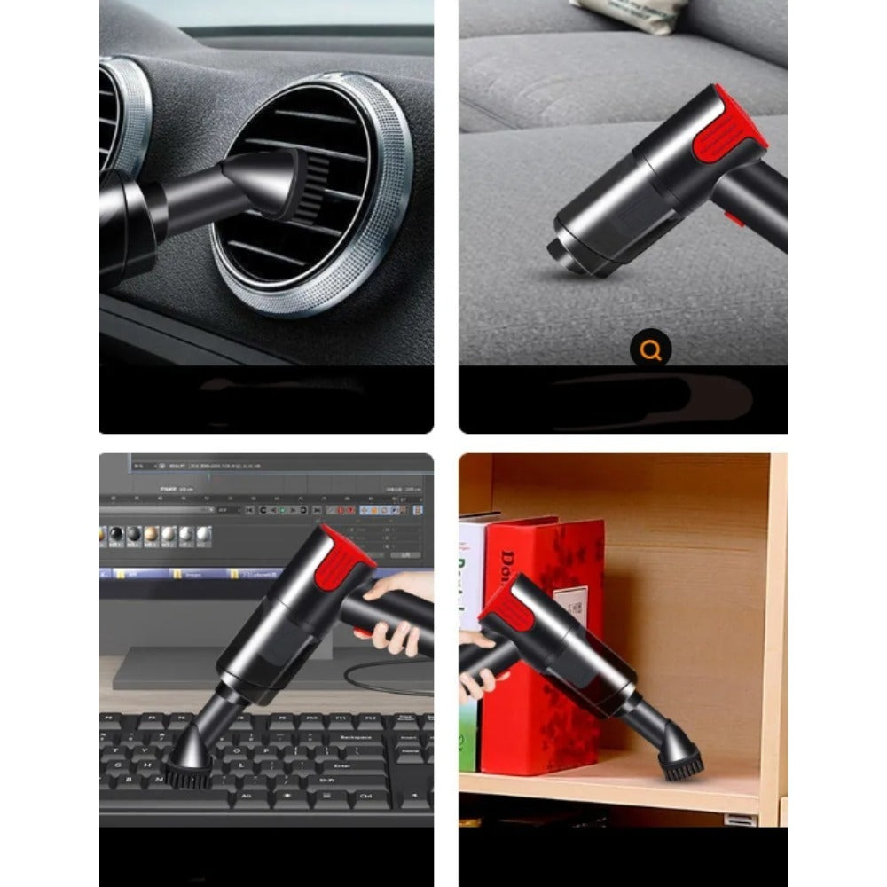 Cordless Car Vacuum, USB-C Rechargeable