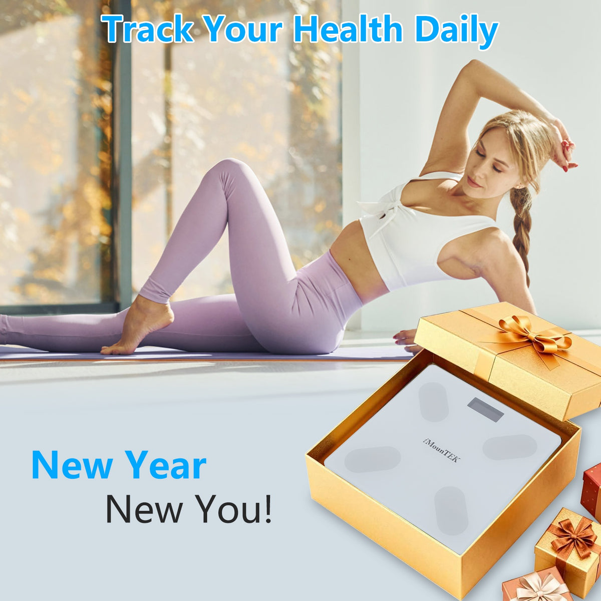 Smart Body Scale, Bluetooth BMI Tracking