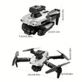 Obstacle-Avoidance Dual-Camera Drone, Foldable with Optical Flow