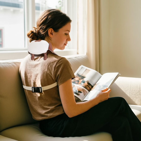 Cordless Neck and Shoulder Massager with Heat, 3 Modes