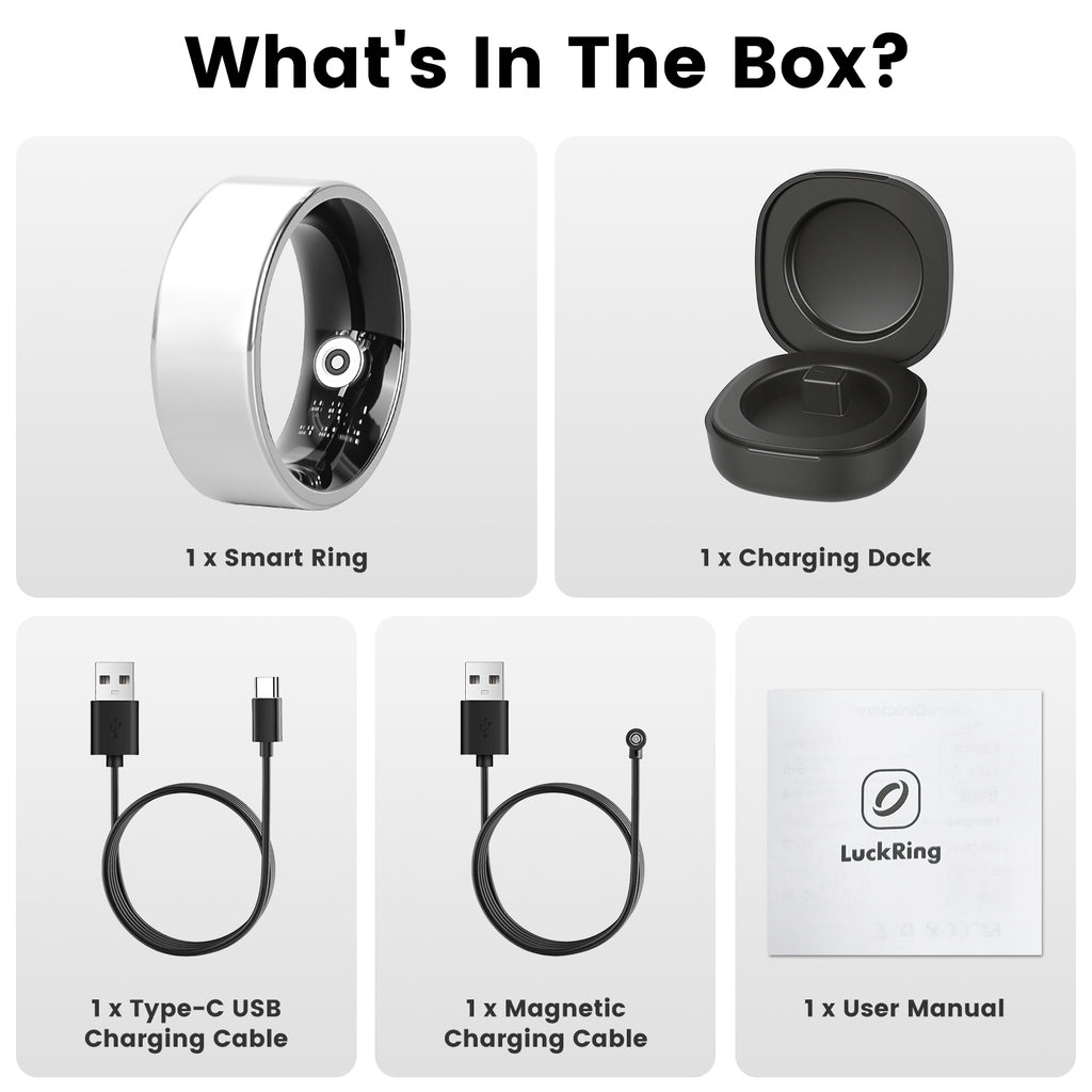 Smart Ring Health Tracker, Sleep & Heart Rate