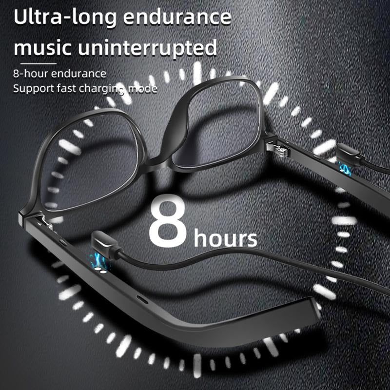 AI Audio Smart Glasses, Magnetic Interchangeable Lenses