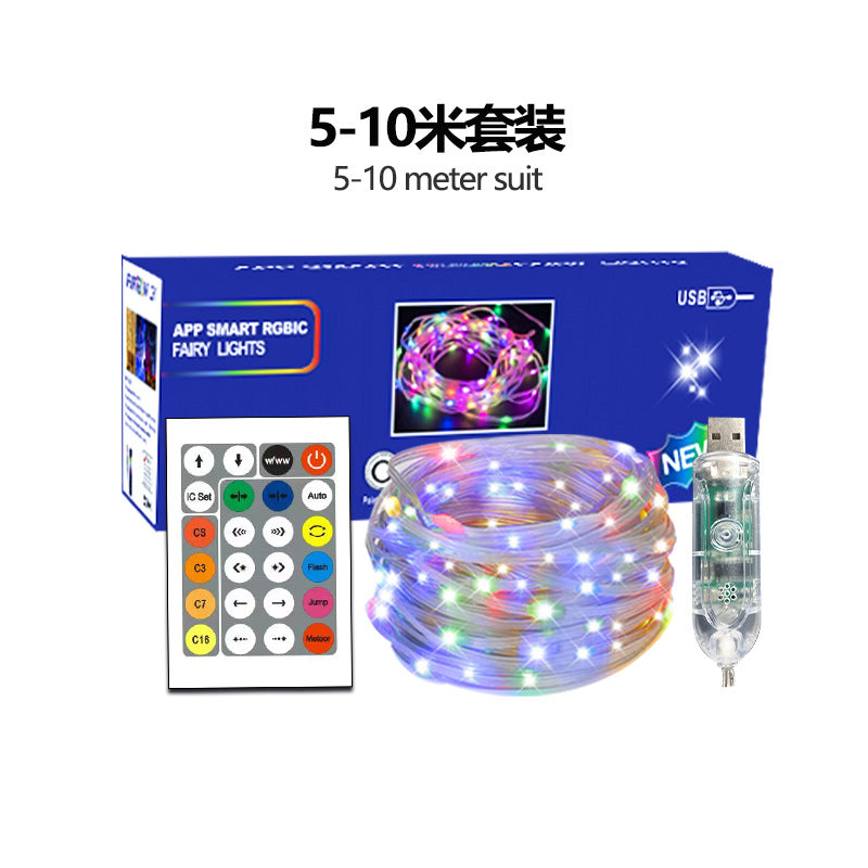 LED Rope Lights, RGB App & Remote