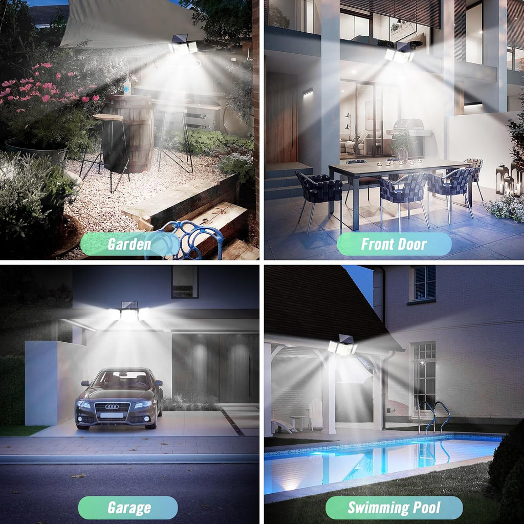 348-LED Solar Motion Sensor Light with Remote