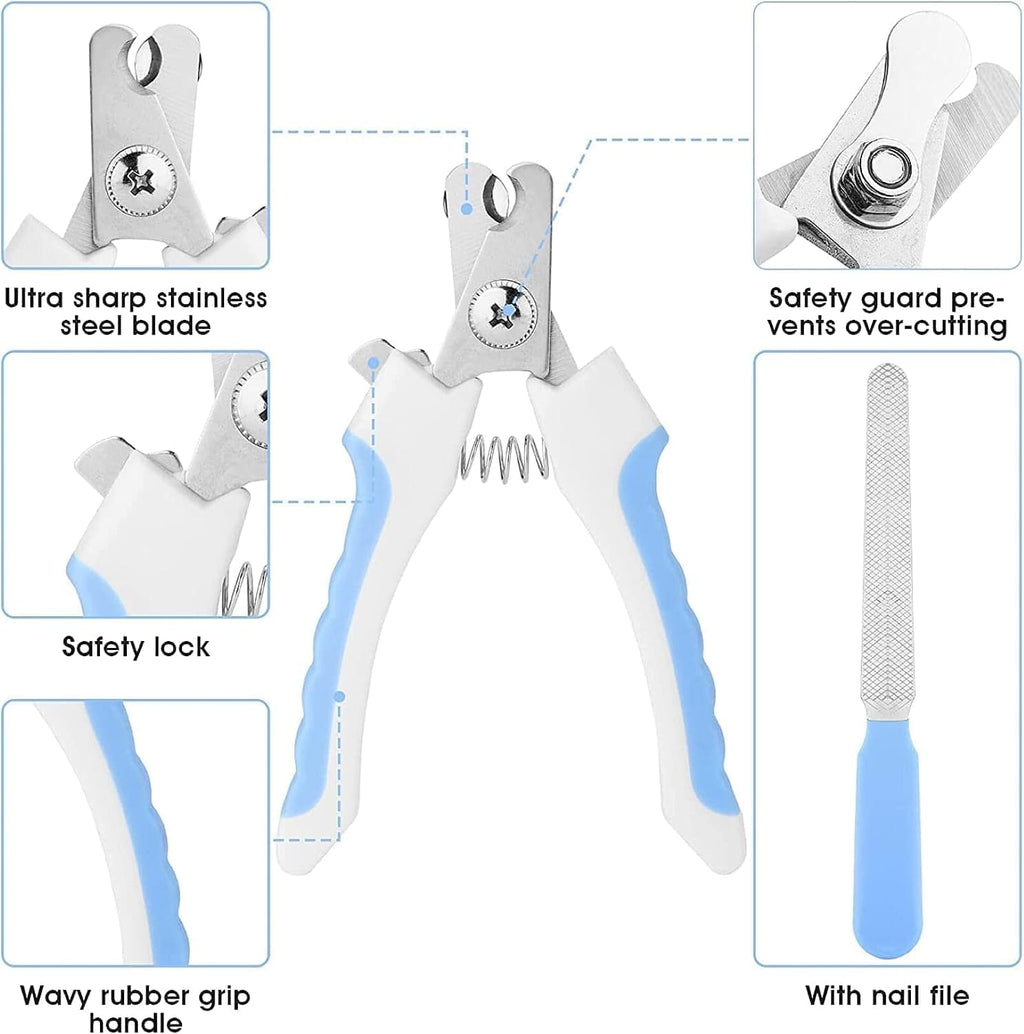 7-Piece Pet Grooming Kit, Self-Cleaning Brush