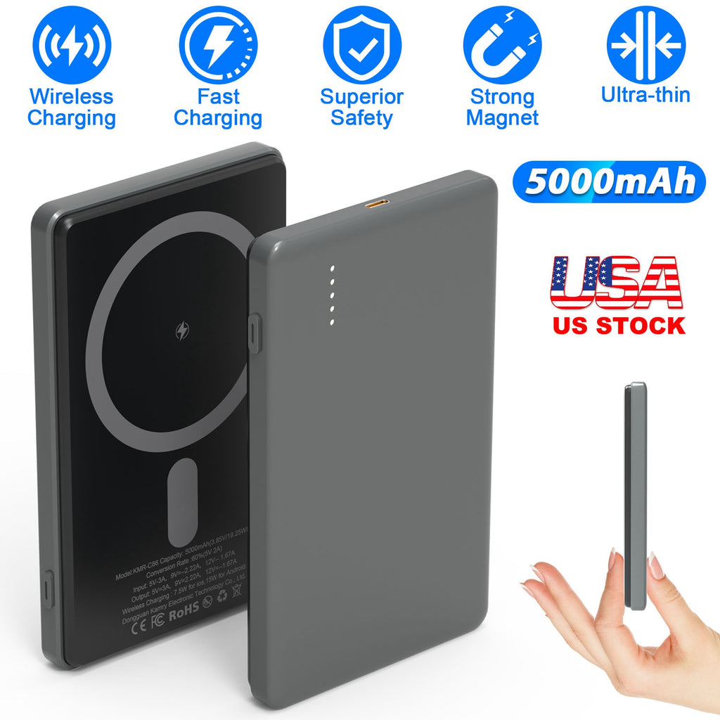 MagSafe Slim Wireless Power Bank, 5000mAh
