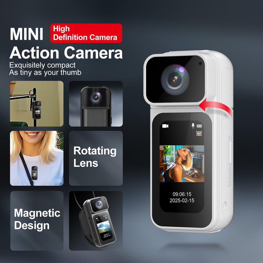 Mini Thumb Action Camera, 64GB