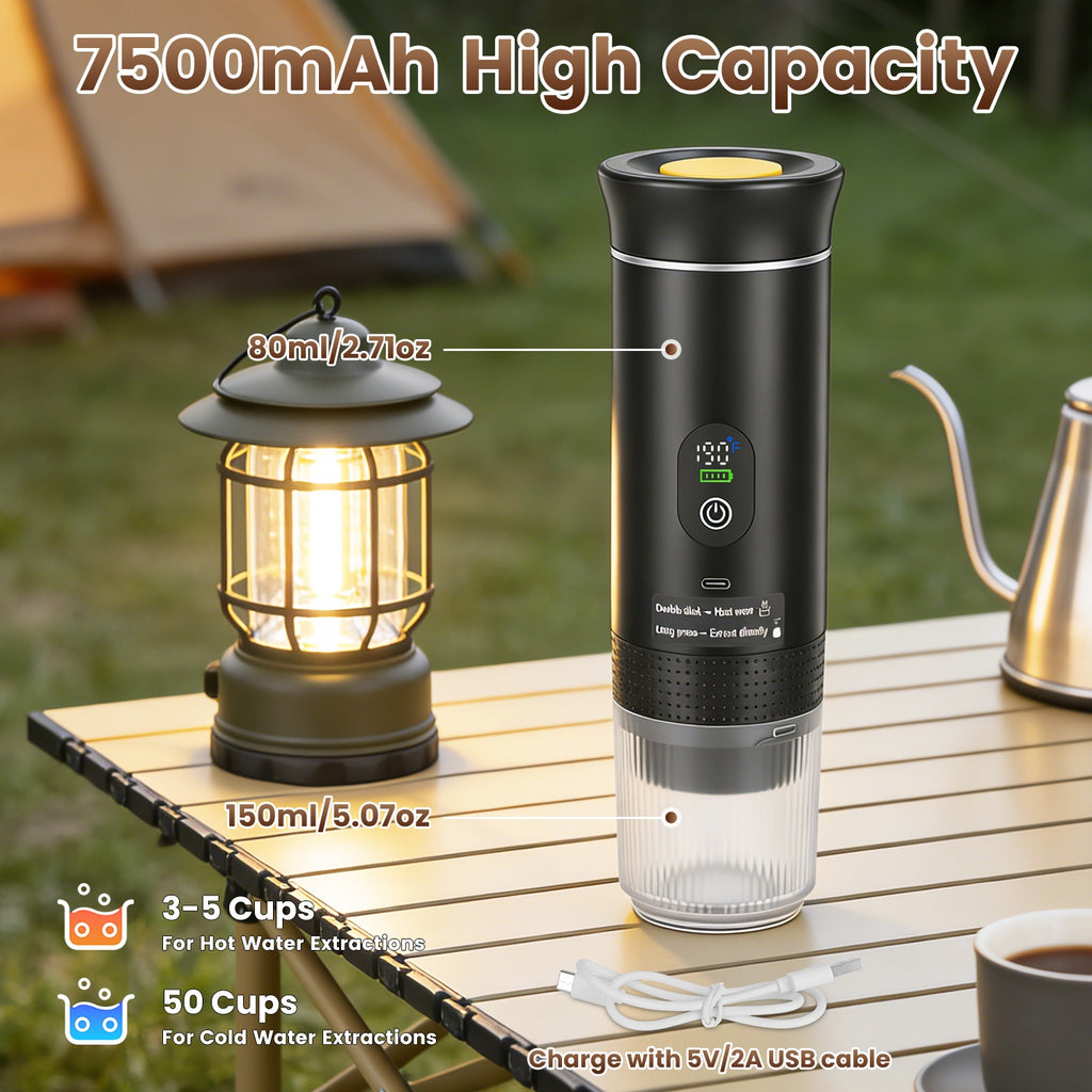 Portable Espresso Machine, 3-in-1 Cordless