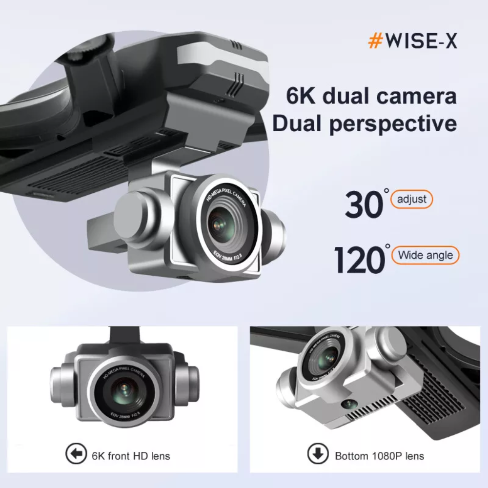 V14 Professional Drone, 1080P Dual Camera FPV