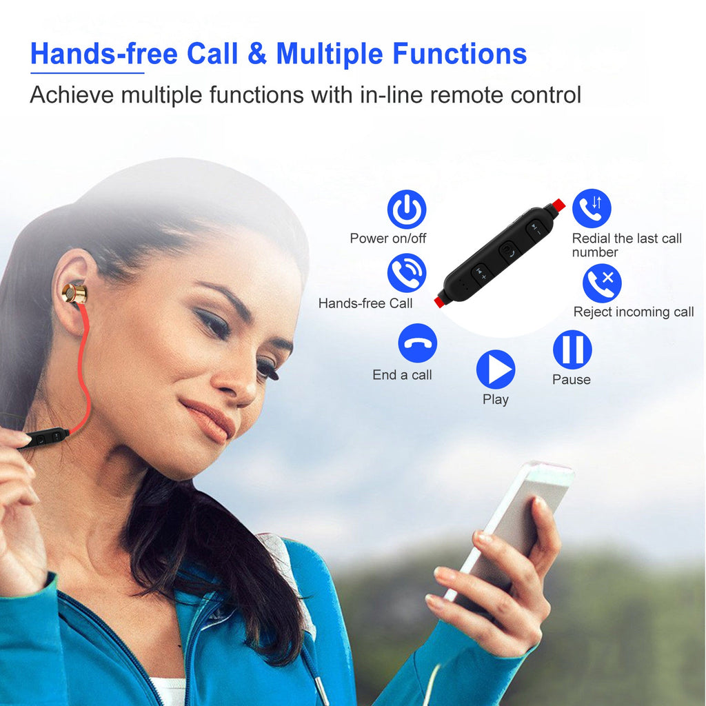Sport Wireless In-Ear Headphones, Secure Fit