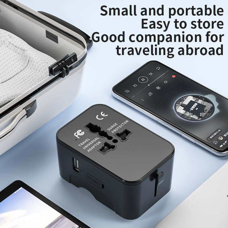 Worldwide Travel Adapter, All-in-One