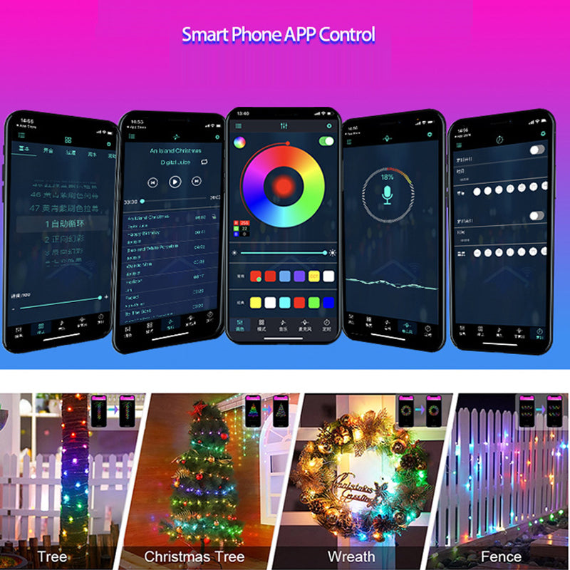 LED Rope Lights, RGB App & Remote