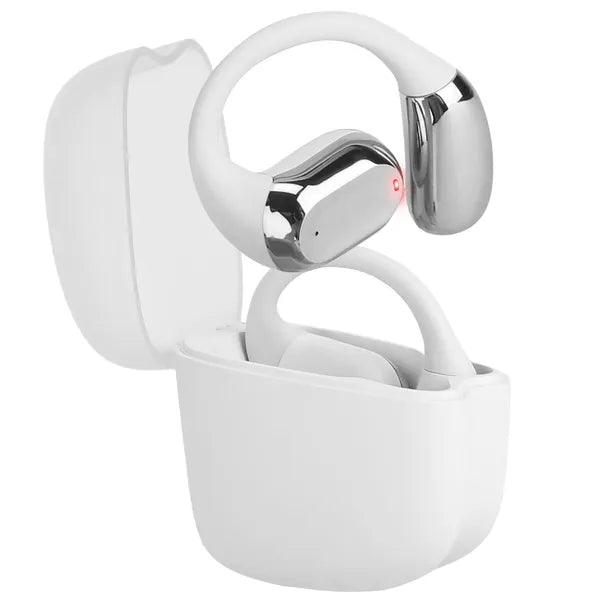 Open-Ear Wireless Earbuds with LED Charging Case