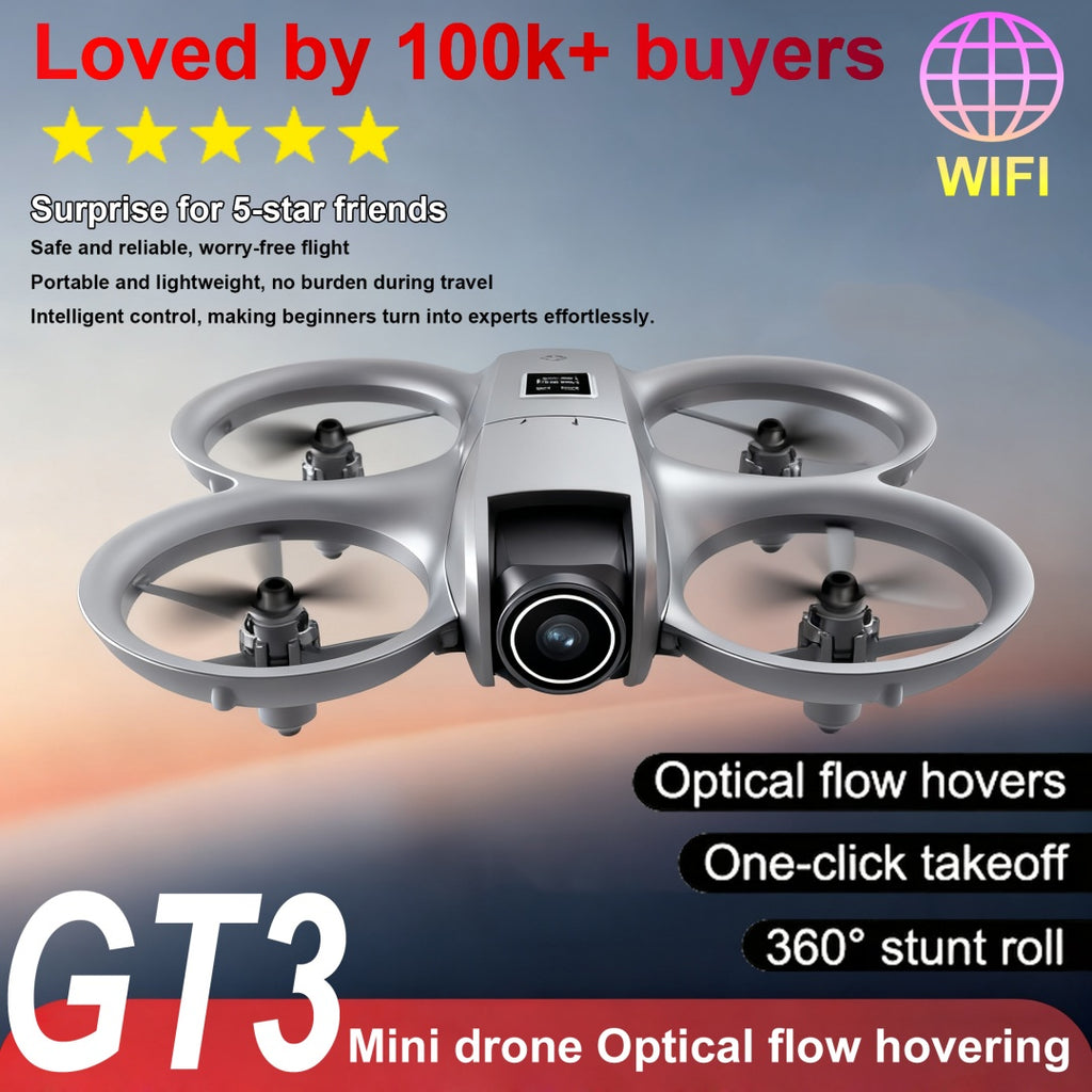 Foldable Mini Drone with Dual 480p Cameras