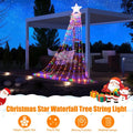 350-LED Star Waterfall Lights, 11.5ft