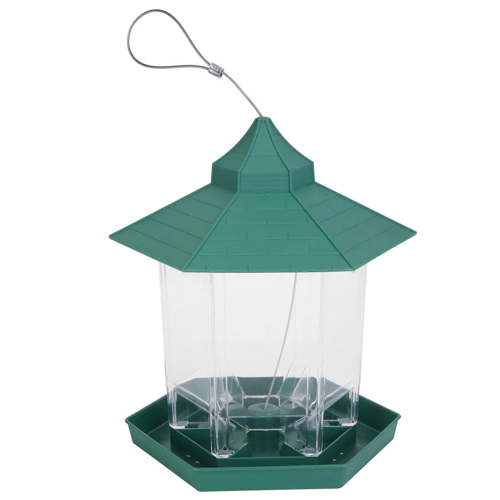 Hanging Gazebo Bird Feeder with 6 Feeding Ports