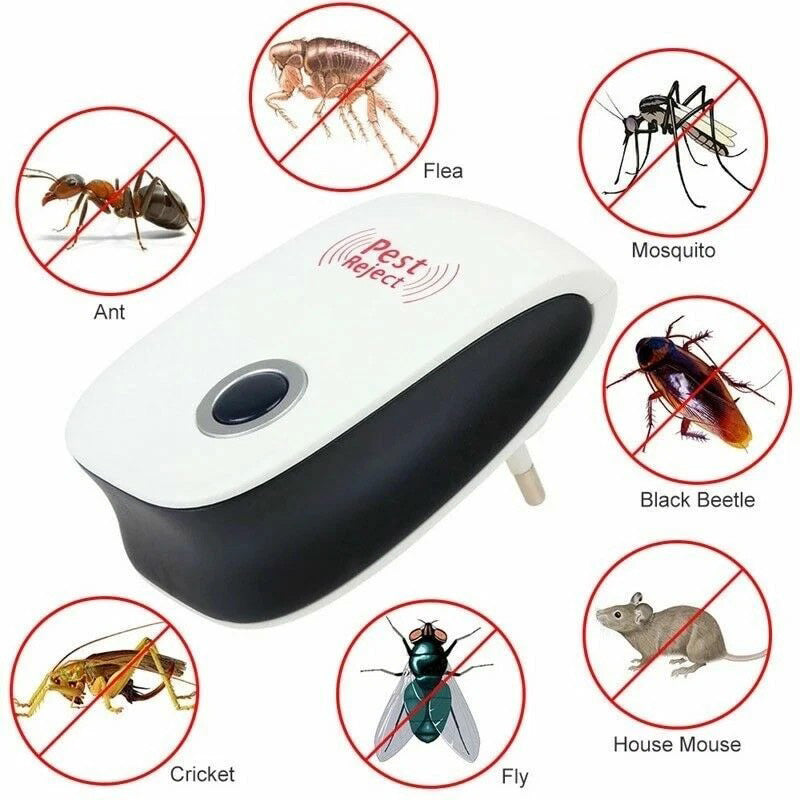 Ultrasonic Pest Repeller, 6-Pack Plug-In