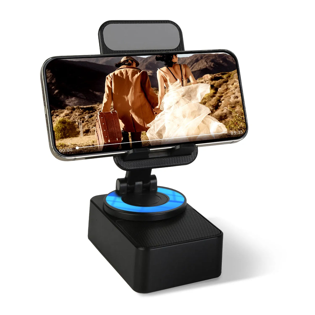 4-in-1 Phone Stand with Speaker, Power Bank and RGB Light