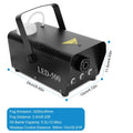Fog Machine with RGB LED Lights and Wireless Remote