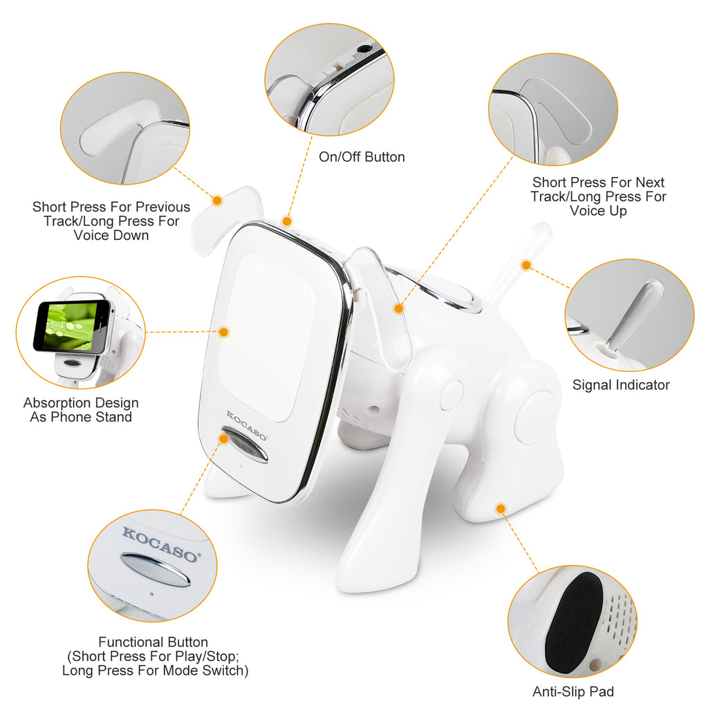 Puppy Dog Wireless Speaker, Mini Portable