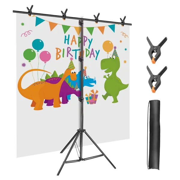 Photo Video Backdrop Stand, 6.5x8.5ft