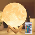 Moon Lamp, 16 Colors with Stand and Remote