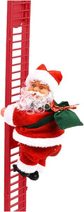 Climbing Santa on a Ladder with Music, Christmas Tree Decoration