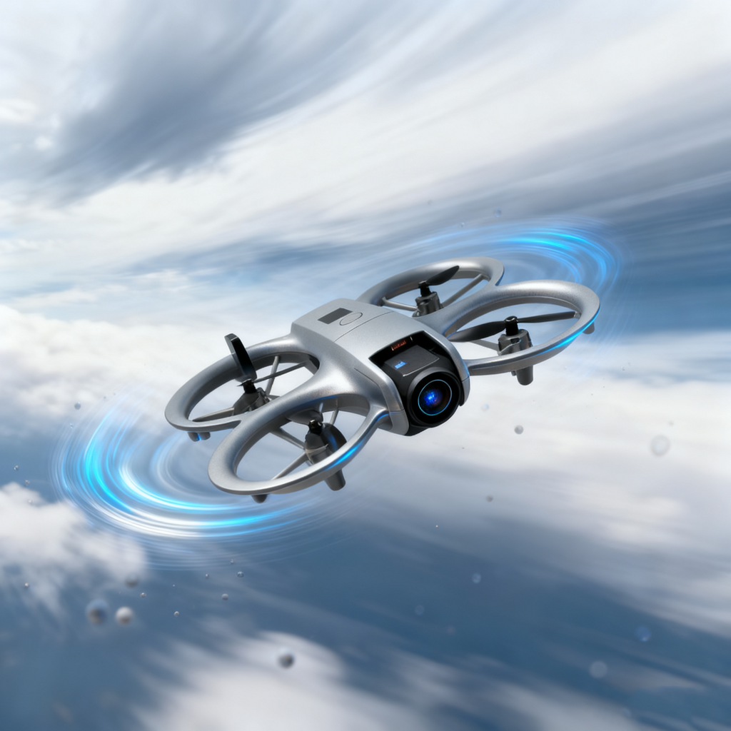 Foldable Mini Drone with Dual 480p Cameras