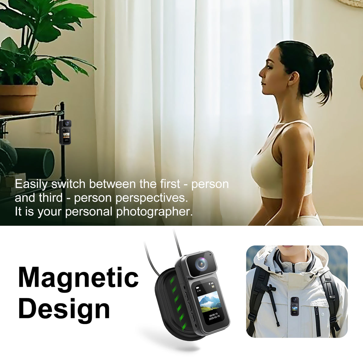 Mini Thumb Action Camera, 64GB