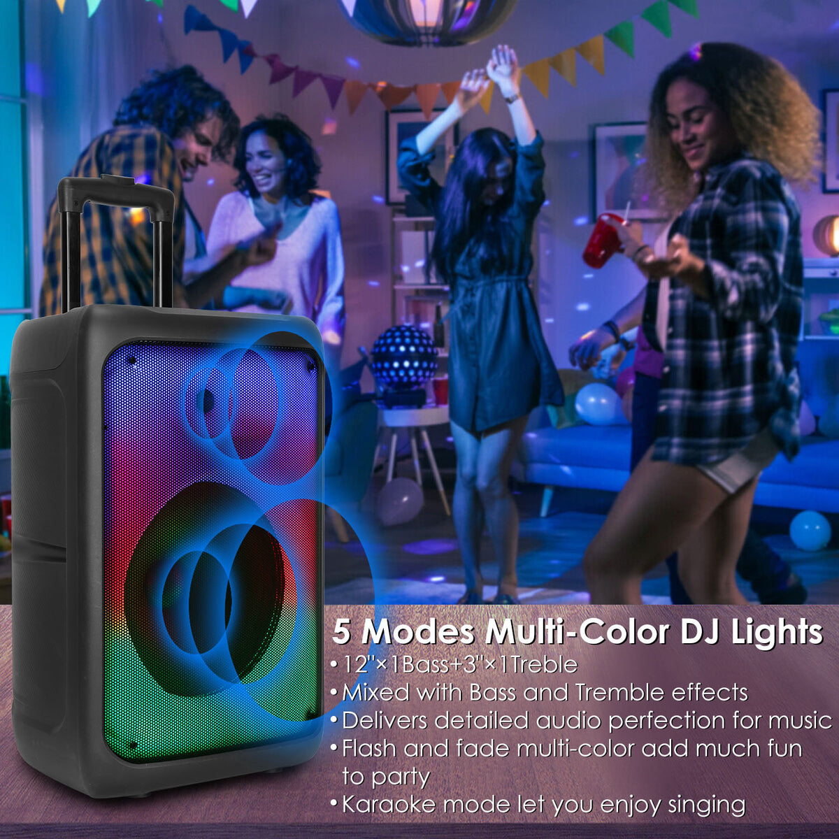 Portable Party Speaker, Wireless