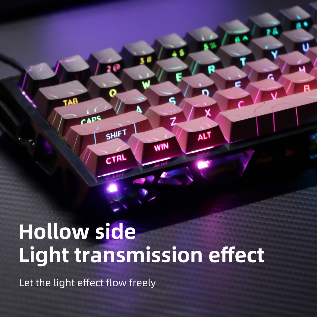 NC61 Magnetic-Switch Mechanical Keyboard, 61-Key