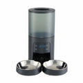 6L Automatic Cat Feeder with Timer, 2 Bowls and Voice Recorder