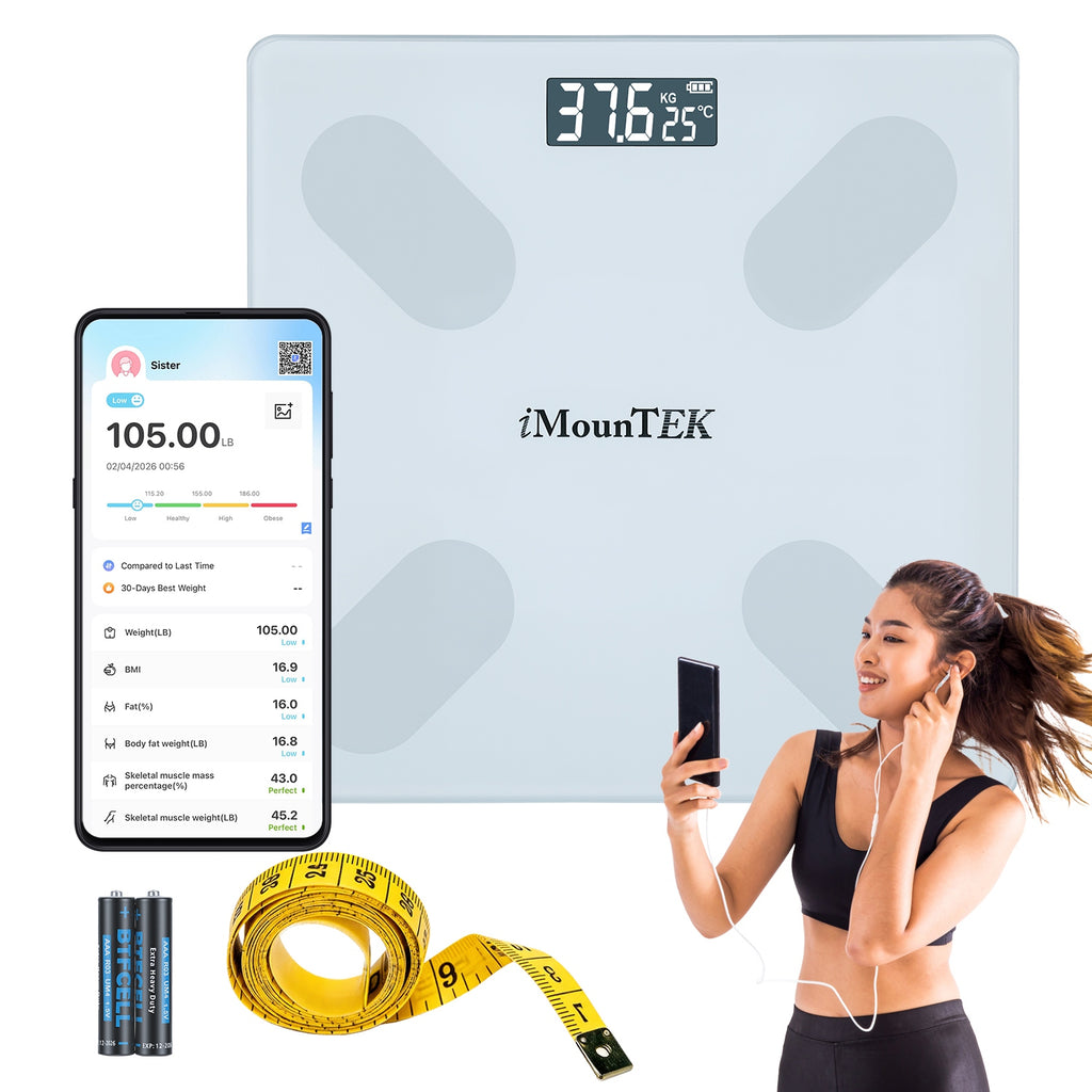 Smart Body Scale, Bluetooth BMI Tracking