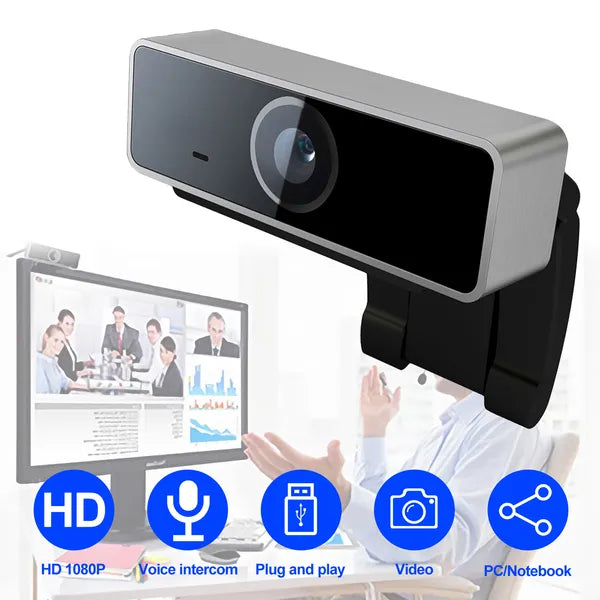 FHD 1080P USB Webcam, Auto Focus